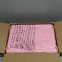 Goovilla 4 Tier Rolling Utility Cart Organizer with Removable Drawer, Stable and Sturdy Pink Rolling Storage Carts with 2 Lockable Wheels for Bathroom, Kitchen, Snack, Craft, Makeup, Baby Essentials