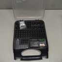 Amazon Basics Battery Organizer with Tester, Wall-Mounted Design, Handle Holds 110 Batteries,9.37 x 11.69 x 2.91 inches Clear/Black