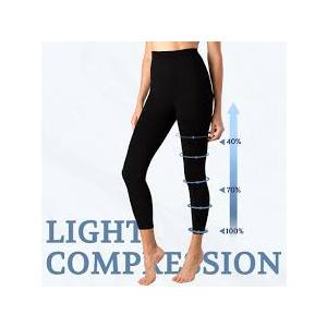 +MD Medical Compression Pantyhose for Women, 15-20mmHg Graduated Compression Tights, Footless Leggings for Leg Support