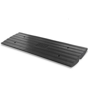 Car Driveway Curb Ramp - Heavy Duty Rubber Threshold Ramp - Also for Loading Dock, Garage, Sidewalk, Truck, Scooter, Bike, Motorcycle, Wheelchair Mobility & Other Vehicle - Pyle PCRBDR24 (1-Pack)