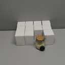 MTLEE Wedding Candle for Guests Gifts Glass Candle Jars Bulk Scented Soy Wax with DIY Tag Cards for Bridesmaid Groomsman Bridal Shower Housewarming Party Favors(Leaves,Green,12 Sets)