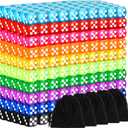 500 Pieces Colored Dice Set 12mm 6 Sided Bulk Dice with 5 Pieces Drawstring Pouches Mini Dices Bulk for Board Dices Playing Teaching Math Learning, 10 Color(Classic Color)