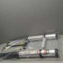 VEVOR Telescoping Ladder, 12.5 FT Aluminum One-button Retraction Collapsible Extension Ladder, 375 LBS Capacity with Non-slip Feet, Portable Multi-purpose Compact Ladder for Home, RV, Loft, ANSI Liste