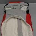 IECOii Dog Winter Coat Waterproof - Red, Medium - Dog Coat with Harness Built in for Medium Dogs, Thermal Warm Fleece Lined with Zip Up Cold Weather Jacket, Reflective Snowsuit for Outdoor Hiking (Medium(Chest:20.9 in))