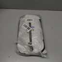 WATERFLY Crossbody Sling Backpack Sling Bag Travel Hiking Chest Bag Daypack (White-black)