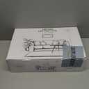 Floor Lamp for Living Room, 75.5 Inch Tall Standing Lamp for Bedroom with 2 312 Rotatable Ring Lights, 36W Bright Stepless Dimmable LED Floor Light with Remote Control for Office Dining Room (Black)