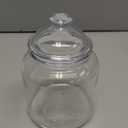 50 oz Small Unbreakable & Dishwasher Safe Airtight Food Storage Jar | Premium Plastic Shatterproof Apothecary Jars | An ideal Canister Container for Coffee, Cereal, Tea, Spices, Snack, Bath Salt