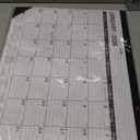 Desk Calendar 2026-2 PACK,January 2026 to June 2027,Desk calendar 2026-2027 Large 22x17, Calendar 2026 with PVC Cover,Round Holes& NOTES List (Black),18 Months 2026 Desk Calender.