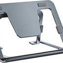 Tablet Stand Adjustable & Foldable, Slim Portable Aluminum Tablet Holder for Desk, Compatible with iPad Pro/Air/Mini, Samsung Tab, Surface Pro, Kindle Fire (7-13") (Gray)