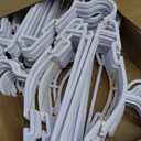 GoodtoU Baby Hangers 100Pack Kids Plastic Baby Clothes Hangers for Closet Small Children Infant Toddler Child (White)