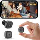 Hidden Camera,Spy Camera,4K Security WiFi Mini Camera SD Card Storage & App Control,Surveillance with Magnetic Mount,AI Motion Detection,Auto Night Vision,Compact Indoor Cameras for Home