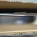 TENTIZON Stainless Steel Cat Litter Box with Lid, Large Covered Enclosed Kitty Litterbox with Hood, Flip Top, High Side, Litter Mat, Scoop for Big Cats, Kitten, No Odor, No Mess, Easy Clean (Light Grey)