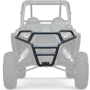 Front Bumper Brush Guard Compatible with 2014+ Polaris RZR XP 1000/4 1000 Protects Entire Front End,Black