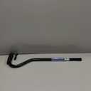 Drive Medical RTL10306 Walking Stick with Foam Grip Offset Handle, Black
