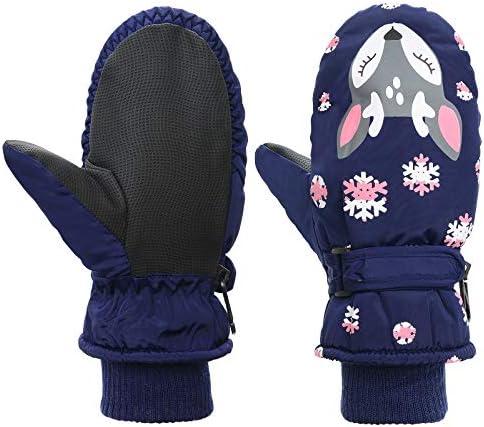 American Trends Toddler Mittens Winter Snow Glove Waterproof Mitten Warm Fleece Kid Ski Gloves for Boys Girls 0
