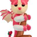 Adopt Me! x Fingerlings, Adopt Me! Strawberry Shortcake Bat Dragon, Legendary Interactive Pet with 40+ Sounds & Reactions (Ages 5+)