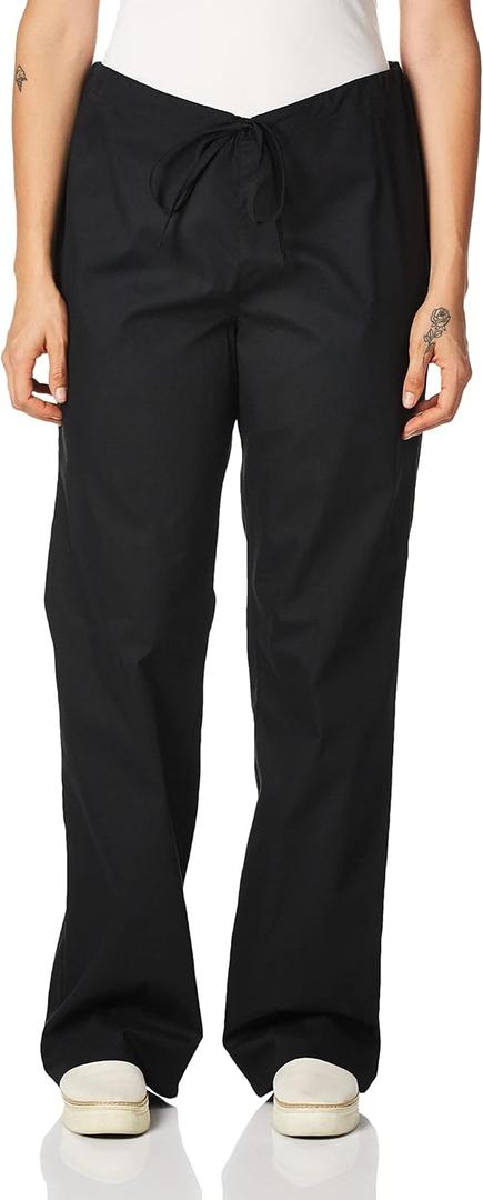 Dickies Men's EDS Signature Unisex Drawstring Scrub Pant (Large, Black)