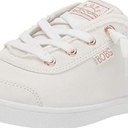 Skechers Women's Bobs B Cute Sneaker – Memory Foam, Flexible Outsole, Lightweight Vegan Shoes (7.5, White)