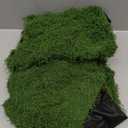Artificial Moss Mat 11.8" x 8.85ft, Faux Moss Roll Runner Sheet for Crafts & Wedding Decor, Reusable Green Nylon Fake Moss Roll for Garden Theme Party, Fireplace & Table Display