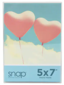 Set of 2, Snap Photo Frame Size 5x7, 4x6