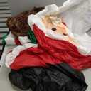 Joiedomi 6 FT Christmas Inflatable Santa with Gift Bag, Blow Up Xmas Inflatable Decorations with Build in LEDs for Christmas Decor, Yard Outdoor Garden Lawn Winter Decorations