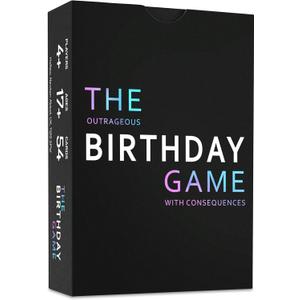 The Outrageous Birthday Card Game | Adult Games for Birthdays | Party Games | Birthday Gifts for Women & Men, Party Gift Ideas for Him or Her, Boyfriend and Girlfriend | Fun Card Games for Adults