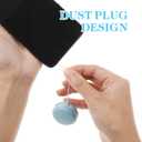 Veemoon 12pcs Macaron Screen and Eyeglass Cleaner Portable Phone Cleaning Wipes Cellphone Charm Clean Brush with Keychain for Mobile Phone Tablets Screen Eyeglass Lens, Microfiber Cloths