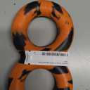 Goughnuts  Dog Toys for Aggressive Chewers | Virtually Indestructible Pull Toy for Breeds Such as Pit Bulls and German Shepherds | Heavy Duty Tug Dog Toy | Medium | Orange (Medium (30-70 lb) (Original Size))