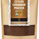 3 x Soeos Organic Ceylon Cinnamon Powder, 8oz (Pack of 1), Premium Ground Cinnamon, Non-GMO, Gluten-Free, Freshly Packed (EXP 01/06/28)