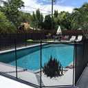WaterWarden Safety Fence for Inground Pool 5’ x 24’ ft, Guards Children and Pets, UL Certified to ASTM F2288, 5 Foot Tall Removable Protection Barrier, Hardware Included, 2 Sets of 5'x12', Black