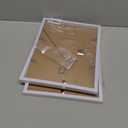 8x11 Picture Frame Set of 2, White Photo Frames High Transparent Wall Gallery Desktop Horizontal Vertical for Canvas Collage Photo Poster Certificate 8 x 11 inches