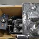 OVENTE Electric Deep Fryer 2 Liter Capacity, 1500 Watt Lid with Viewing Window and Odor Filter, Adjustable Temperature, Removable Frying Basket and Easy to Clean Stainless Steel Body, Silver FDM2201BR