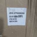 Outdoor Deep Seat Cushion Set of 2, 22"x24"x5.1" Seat & 23"x19" Back, C0 Water-Resistant Breathable Fabric, UV-Resistant 1000+ Hrs, 30D Foam with Recycled Fiber Fill,Natural Linen