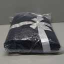 CYMULA Knit Throw Blanket for Couch Black-Super Soft Lightweight Plush Fuzzy Fluffy Cozy Blankets and Throws for Sofa Bed, 50x60 inches