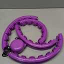 Weighted Hula Circle with 32 Links(66 Inch), Sweet Weight Ball, for Adults Weight Loss, Infinity Fitness Hoop Plus Size, for Women Smart Exercise Equipment