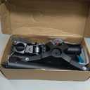 Mobile TV Carts, Rotating Rolling TV Stand on Wheels for 13-50" Flat/Curved TVs Height Adjustable 30 Tilt Floor TV Stand Portable Monitor Stand Holds up to 44lbs Max VESA 200x200mm ML1350