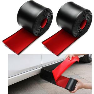 8.2ft*3.15in Side Skirts for Cars Universal,Universal Rubber Anti-Scratch Side Skirts Edge Guards.Protector for Sedans, Truck, SUV Before and After Bumper (2PCS 8.2ft*3.15in)