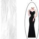Pack of 100 Garment Bag, Transparent Suit Bag,Clothing Dust Cover, Gown and Dress Dustproof Waterproof Storage Bag 60 × 150 cm