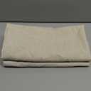 MIULEE Decorative Linen Check Euro Shams Throw Pillow Covers Neutral Farmhouse Vintage Pillow Covers Christmas 22x22 Set of 2 Boho Modern Home Decor for Sofa Couch Bedroom Cushion Chair Cream White