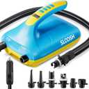 SLOOSH Electric Paddle Board Pump, 20 PSI High-Pressure Dual-Stage Inflation SUP Air Pump with Auto-Off Function, 12V DC Car Connector for Inflatable Paddle Boards, Kayaks, Boats, and Air Mattresses