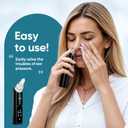 Eustachian Tube Unclogger - Ear Pressure Relief Device for Flying & Diving, Unblock Eustachian Tube & Balancing Ear Pressure to Relieve Tinnitus and Earache, Adjustable Airflow, Rechargeable, Portable