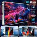 3 Pack Privacy Screen Protector for Samsung Galaxy s25 ultra Tempered Glass + 2 Pack Camera Lens Protector, True 25Anti Spy, Military Grade Shatterproof, 9H+ Hardness, Auto Alignment Frame 6.9"