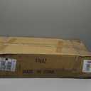 5 Tier Supermaket Snack Rack Heavy Duty, Rolling Retail Display Stand with 15 Hooks & Soild Panel Shelves, Multifunctional Metal Snack Shelf for Store Business