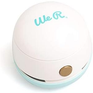 We R Makers Mini Glitter Vac, Cleans Glitter, Powder, Easy to Use, USB Charging, Compact for On-The-go Crafting, Scrapbooking, Journaling, Card Making, Printmaking