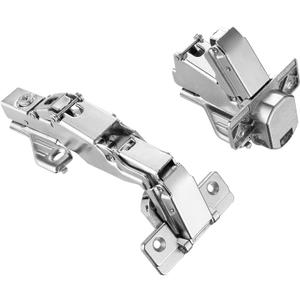 165 Degree Lazy Susan Mepla Cabinet Hinge Full Overlay Screw-On Corner Base Face Frame Hafele Kitchen Hinges 2Pcs