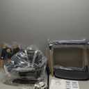 Baby High Chair, High Chairs for Babies and Toddlers, Convertible Folding High Chair with Removable Tray 5 Point Harness Footrest Detachable PU Cushion, Portable Highchair for Baby Toddlers (Black)