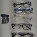 Gaoye Professional Reading Glasses for All Day - Computer Readers with Blue Light Protection - Value Pack (A2-5 Pack Flower Vibes)