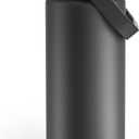 ENCOOL Insulated Water Bottle with Straw Stainless Steel Water Bottle, Leak-Proof, BPA-Free, Double Wall Vacuum Keeps Cold for 24 Hours for Sports, Travel, School (32 oz, Black Night)