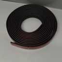 Neoprene Rubber Strips Self Adhesive Solid Rubber Sheets, Rolls & Strips for DIY Gaskets Crafts Pads Seals Warehouse Flooring Neoprene Sheet with Adhesive Backing (1" Wide x 1/8" Thick x 40' Long)