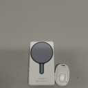 Vlog Selfie Monitor Screen iPhone, 4K 60fps Recording, Wireless Screen Mirroring with Remote Control, Magnetic Fixation, 180 Rotation, 3 Levels of Brightness, Compatible with iPhone & Android (White)